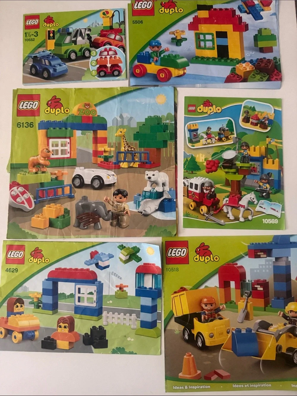 Lego Duplo Multicolor Building & Vehicle Play Pack and Plate